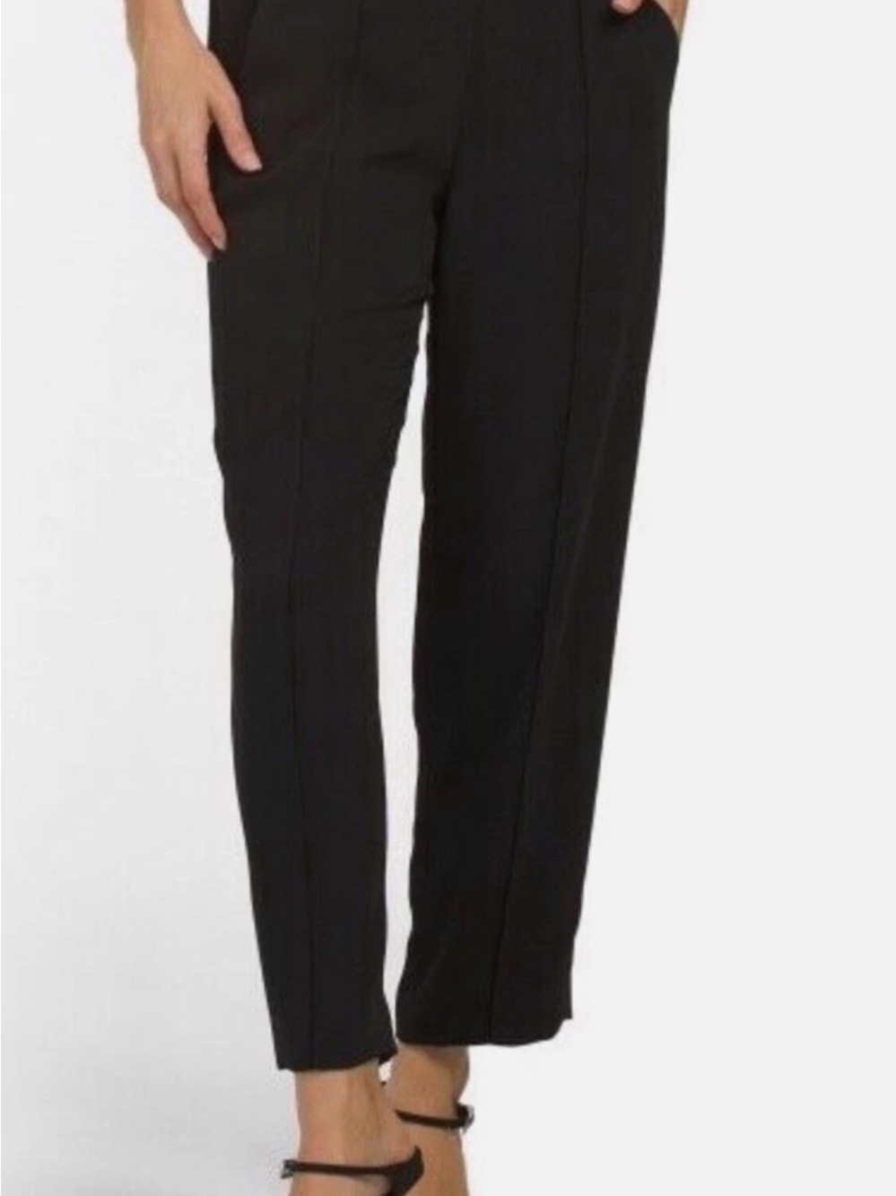Vince Classic Black Tapered Pull-on Women's Pants - XL - BNWT